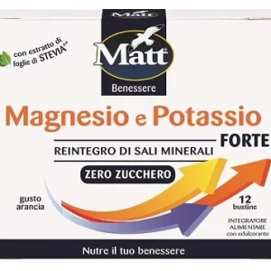 Matt Magnesio Potassio Forte 12 Bustine