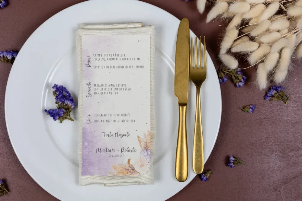 Menu - linea Purple Haze