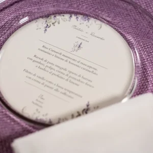 Menu - linea Wisteria