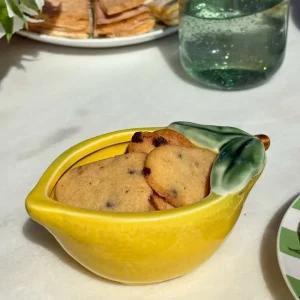 Mini Ciotola Ceramica Design Limone Con Ramo
