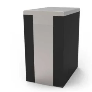 Mobile carrellabile nero/inox Italbedis