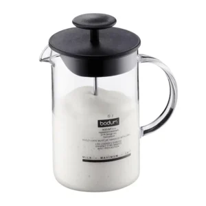 Montalatte BODUM con manico vetro 0,25 l