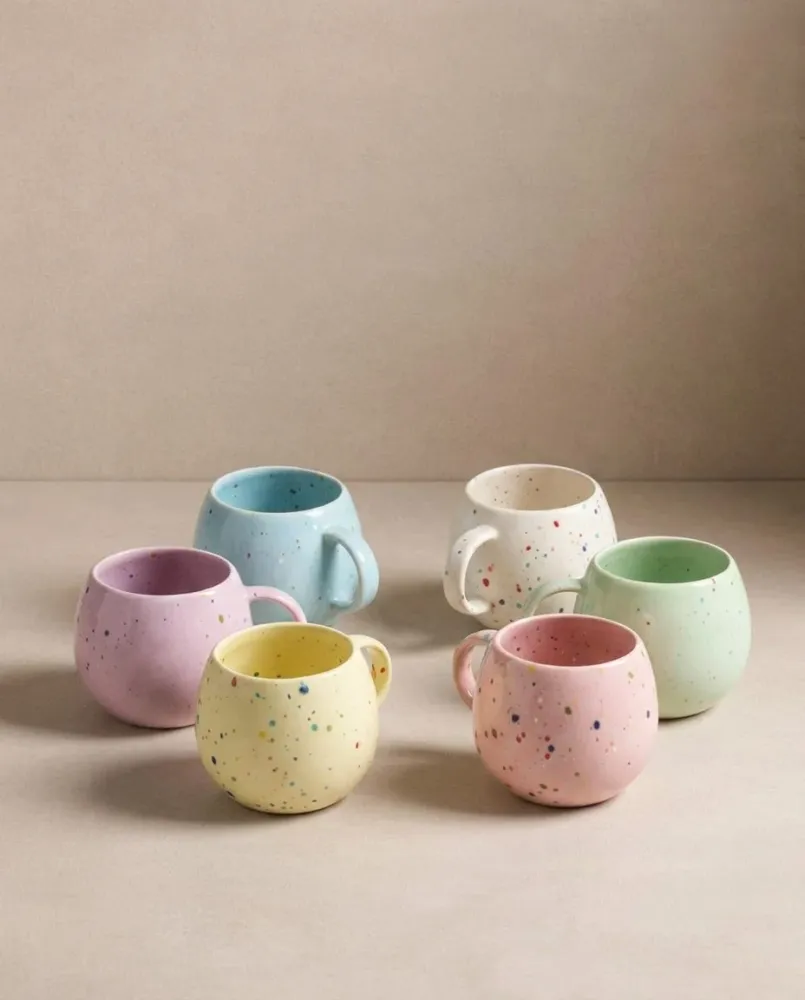 New Party Tazza sfera 250 ml Giallo MT