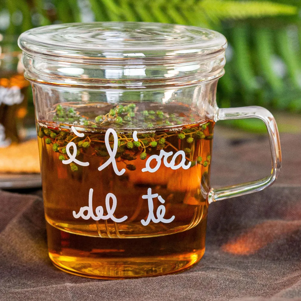 Mug con Infusore E' l'Ora Del Tè