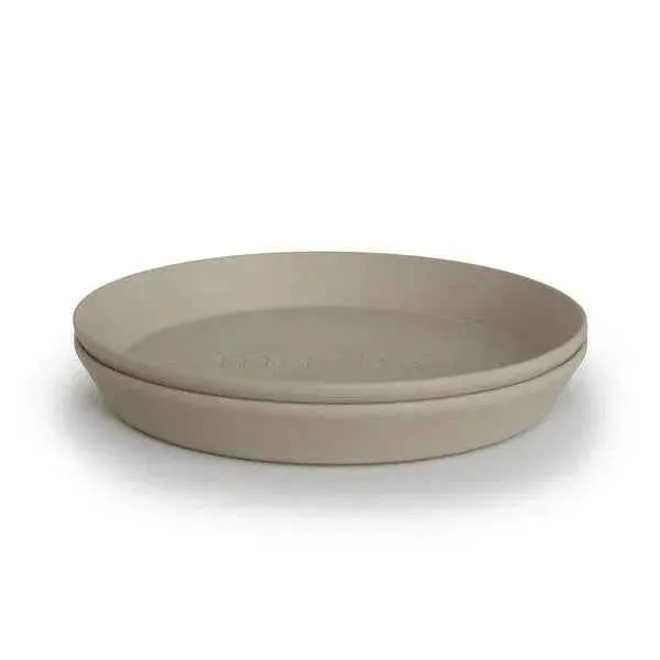 Mushie® Set due piatti Vanilla