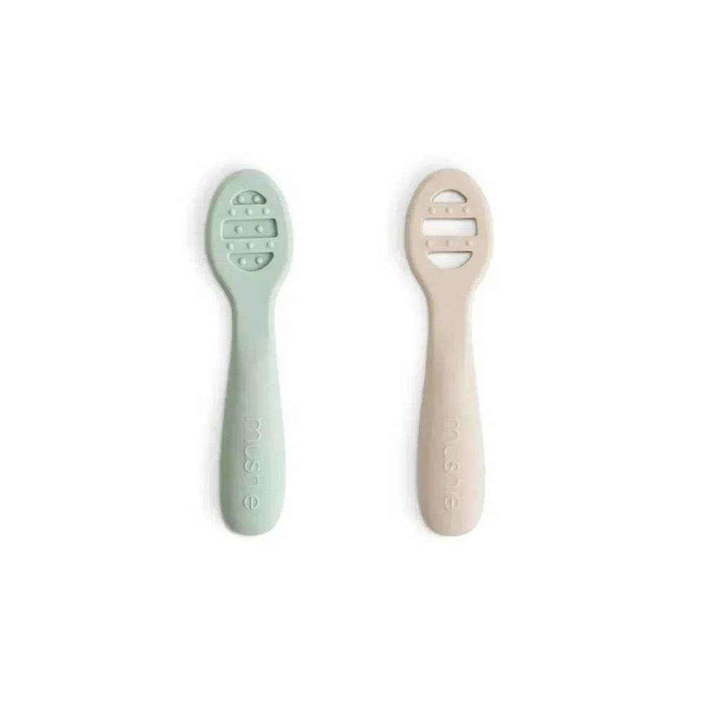 Mushie® Set per la prima pappa Cambridge Blue