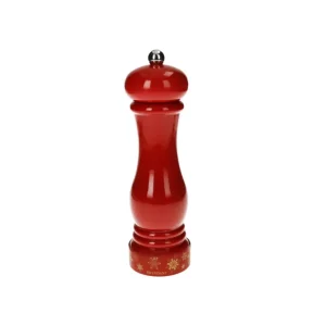 natalizio brandani macinapepe christmas rosso abs/ceramica