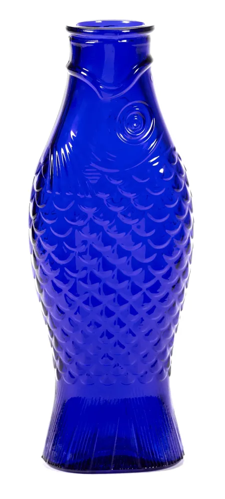 P. Navone Fish & Fish Bottom 1LT 10.6x7.5x29cm trans blu
