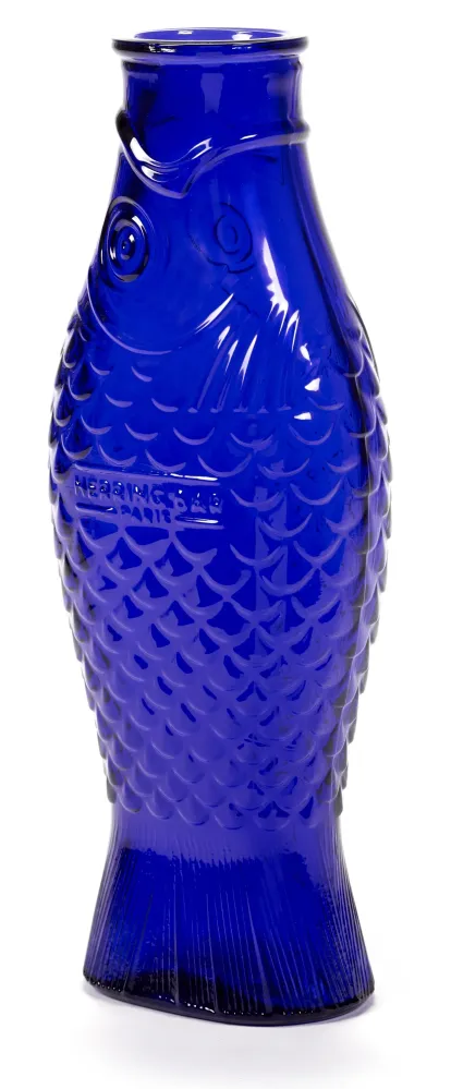 P. Navone Fish & Fish Bottom 1LT 10.6x7.5x29cm trans blu