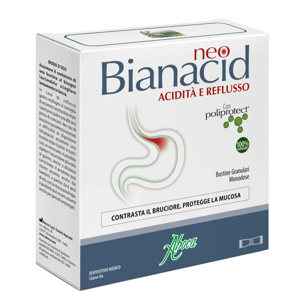 NEOBIANACID 20 BUSTINE GRANULARI MONODOSE