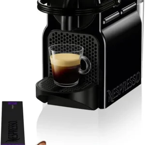 Nespresso Inissia EN80.B Macchina per caffè espresso, capsule, 1260 W, 1 Tazza, 14 Decibel, 19 bar, Plastica,ROSSO Nero (B...