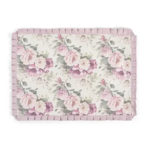 Nuvole di Stoffa Set 2 Tovagliette americane resinate con frill "Garden Chic" 39x54 cm