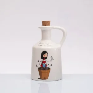 OLIERA CERAMICA BIANCA SERIE 'LA TIPA'