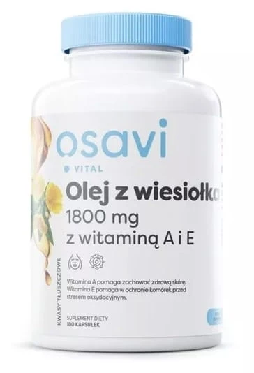 Olio di enotera 600 mg con vit. ed E (180 capsule)