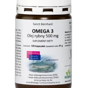 OMEGA 3 Olio di pesce 500 mg 120 capsule Kräuterhaus Sanct Bernhard KG