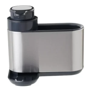 ORGANIZER LAVELLO CON DISPENSER ACCIAIO INOS. 18X11X19CM EVA Cod. 042323