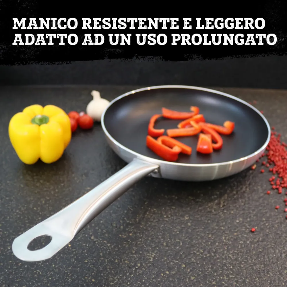 Padella da 28 cm, fondo nido d'ape antiaderente