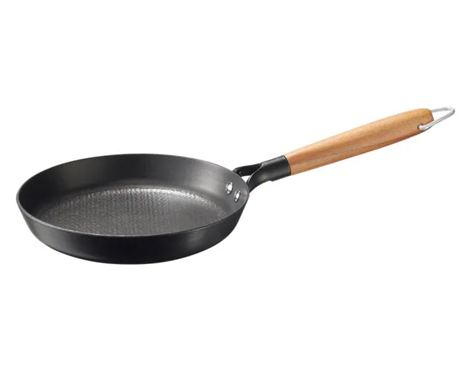 Padella KÜCHENPROFI Country ghisa smaltata con manico legno ø 24x4 cm