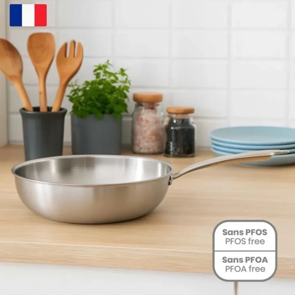 Padella Wok Livoo Acciaio Acciaio inossidabile Ø 28 cm