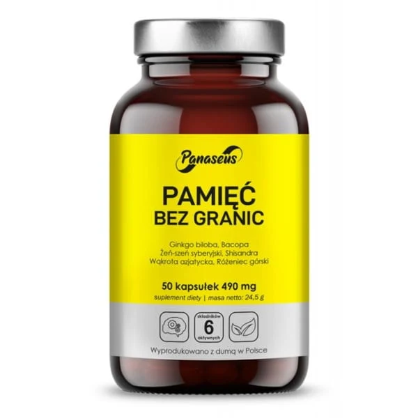 Panaseus Mémoire Senza Frontiere 490 mg 50 capsule