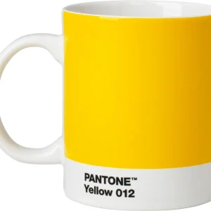Pantone copenhagen Tazza – 375 ml, Ø 8,5 cm, H 12,4 cm, Fine China, Giallo