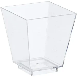 Papstar 19988 - 50 Coppette, 4,5 x x 5 cm, Transparenti