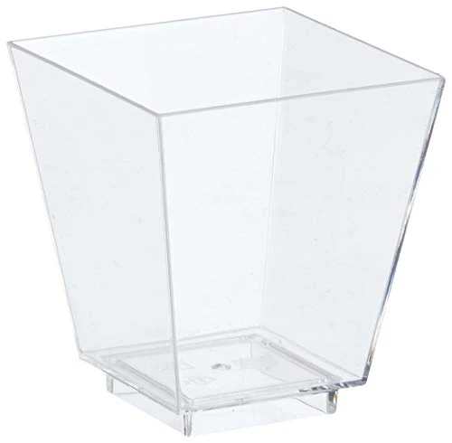 Papstar 19988 - 50 Coppette, 4,5 x x 5 cm, Transparenti