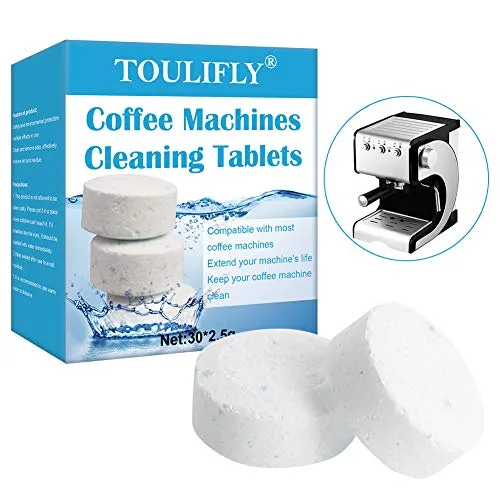 Pastiglie Pulenti per Macchina del Caffè,Coffee Machine Cleaning...