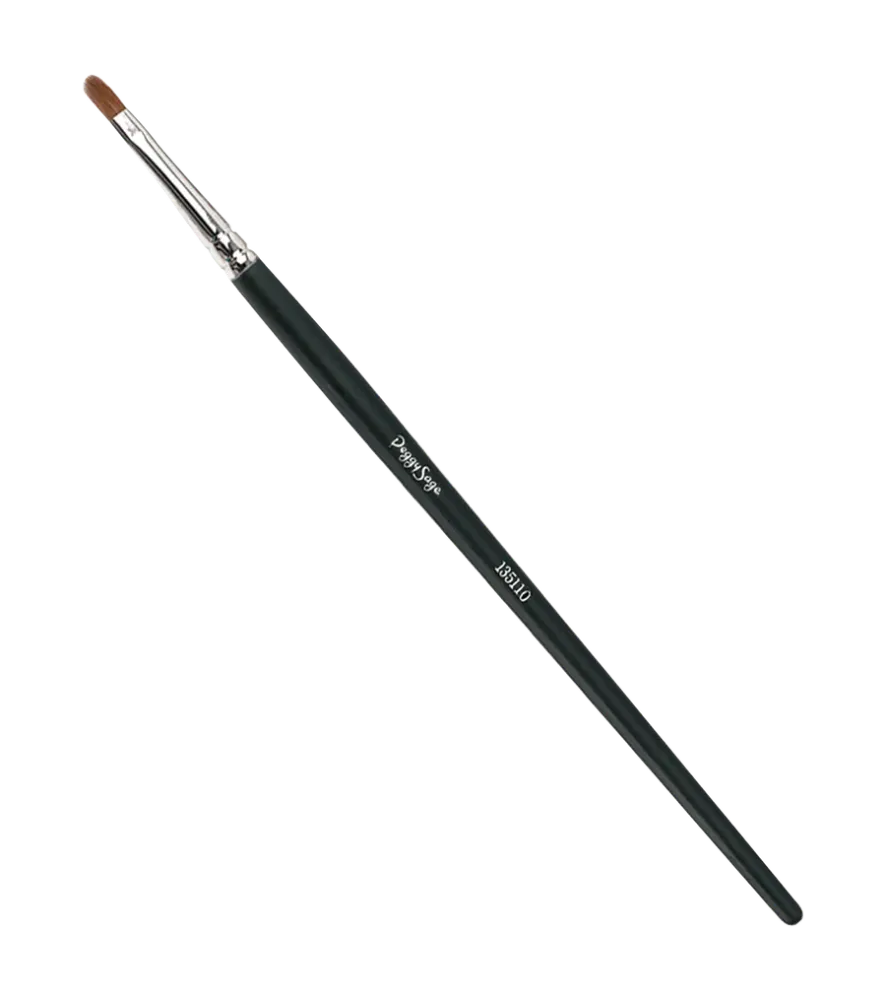 Peggy Sage Pennello per Labbra Nylon | Lunghezza Setole 7 mm, Uso Professionale