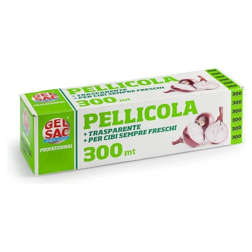 Pellicola alimenti Gel Sac 413003 (300 mt h.29 cm 9 Micron) Trasparent