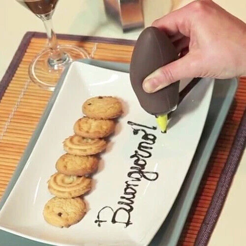 Penna Decoratrice Pennovo con 6 Beccucci per Dolci Decorazione Torte Pedrini