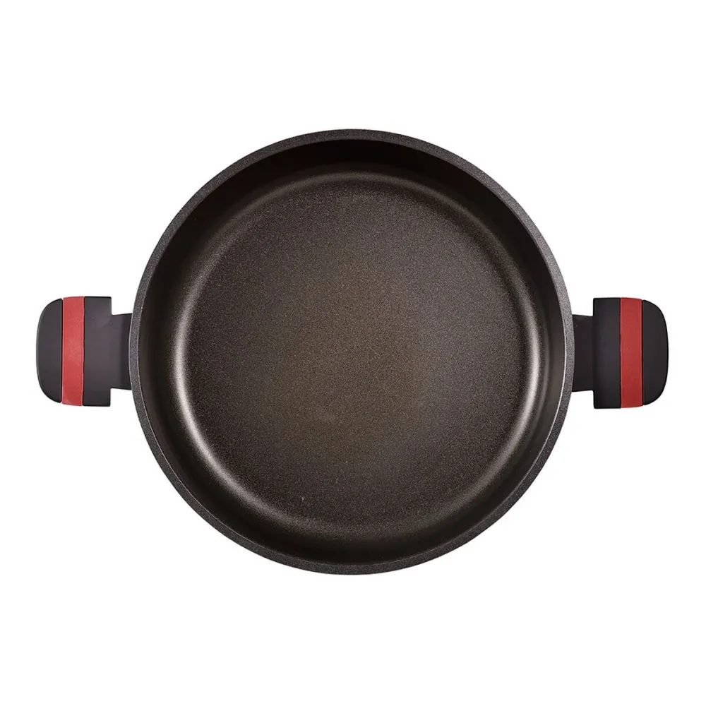 Pentola con Coperchio San Ignacio denia experto Alluminio fuso Rosso