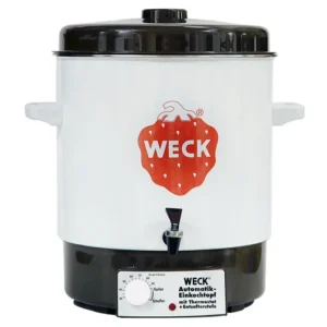 Pentola di sterilizzazione WECK semiautomatica con rubinetto smaltato 29 l