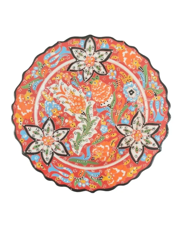 Piastra fatta mano ceramica turca - 25 cm (10 '')