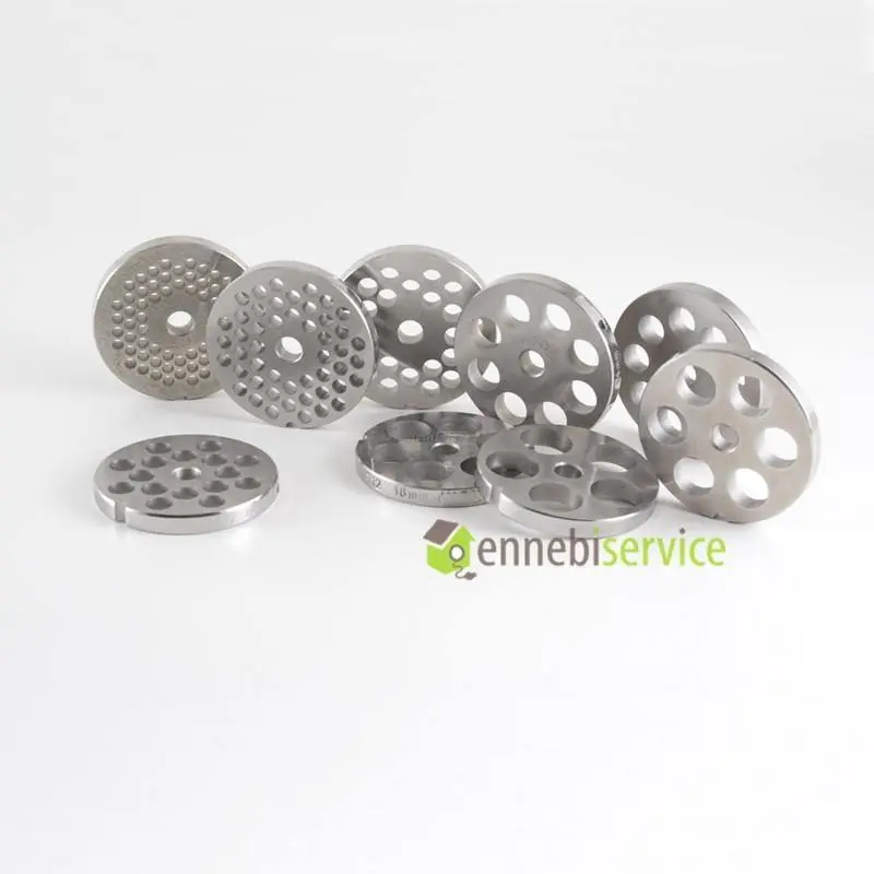 Piastra trafila accessorio tritacarne tc22 diametro 8mm Reber 9602 n