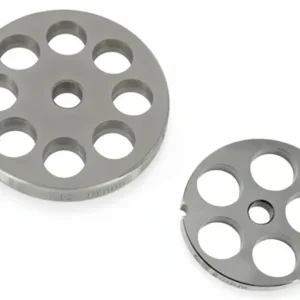 Piastre Acciaio Inox Per Tritacarne Elettrici- - N°10/12 Foro Mm.20 - 1 Blister Reber