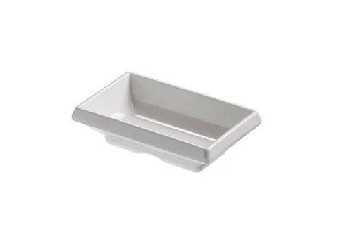 Piattino Melamina Cm.9,5x6x3h Bianco