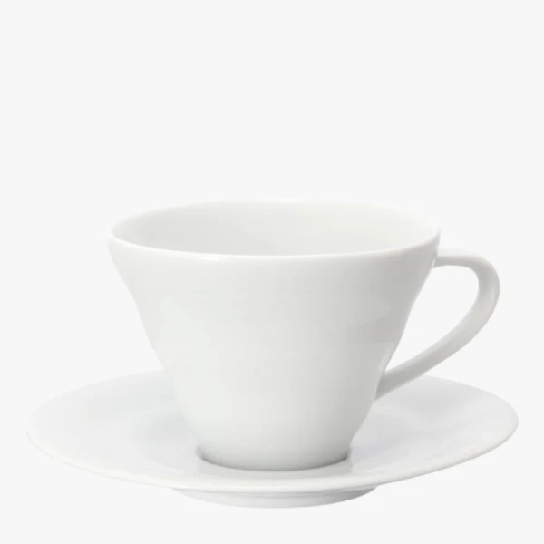 Piattino per tazza ceramica Hario V60 bianco