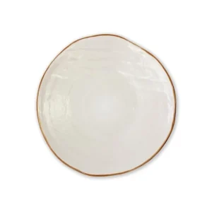 Piatto Frutta Concerto 20cm Avorio - Rose & Tulipani Stoneware