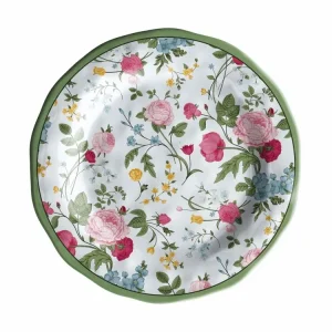 Piatto frutta melamina floreale stile country - Star