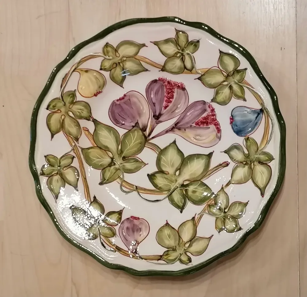 Piatto da Muro con Fichi