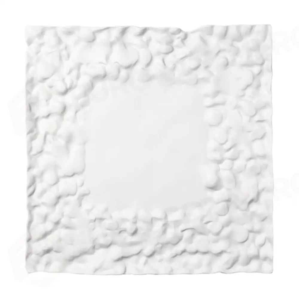 PIATTO PIANO QUADRO CM. 29×29 SENZA SMALTO MATERIA - MAT.07.S - SUMISURA