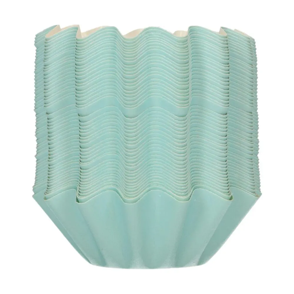 48 Pirottini per Cupcake Bloom - Blu Pastello