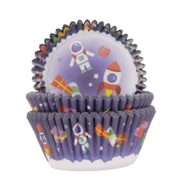 50 Pirottini per Cupcake - Cosmonauta