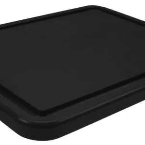 Polypres Cut -Board GN 1/1 53x32,5 cm H2cm nero con succo Trille 038.001.023