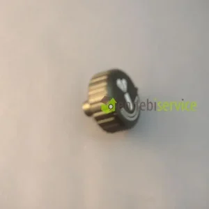 Pomello nero per asta rubinetto vapore Saeco