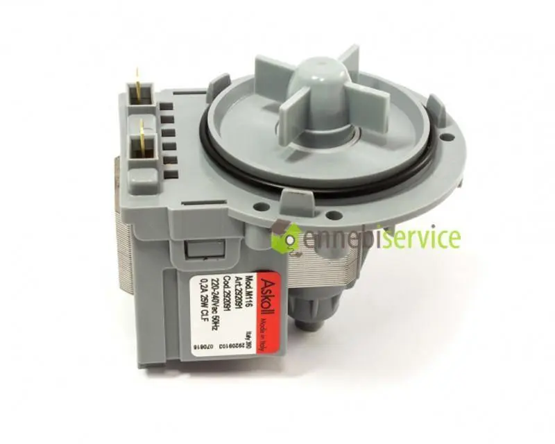 Pompa magnetica scarico lavatrice f-alti 25w 220-240v Universale