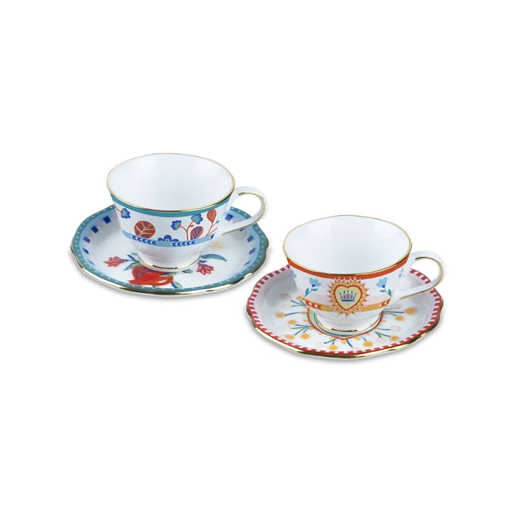 Set 2 Tazzine Caffè - Mamma Mia Porcellana
