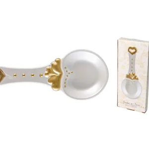 Porta mestolo perlato c/cuori oro 22008t