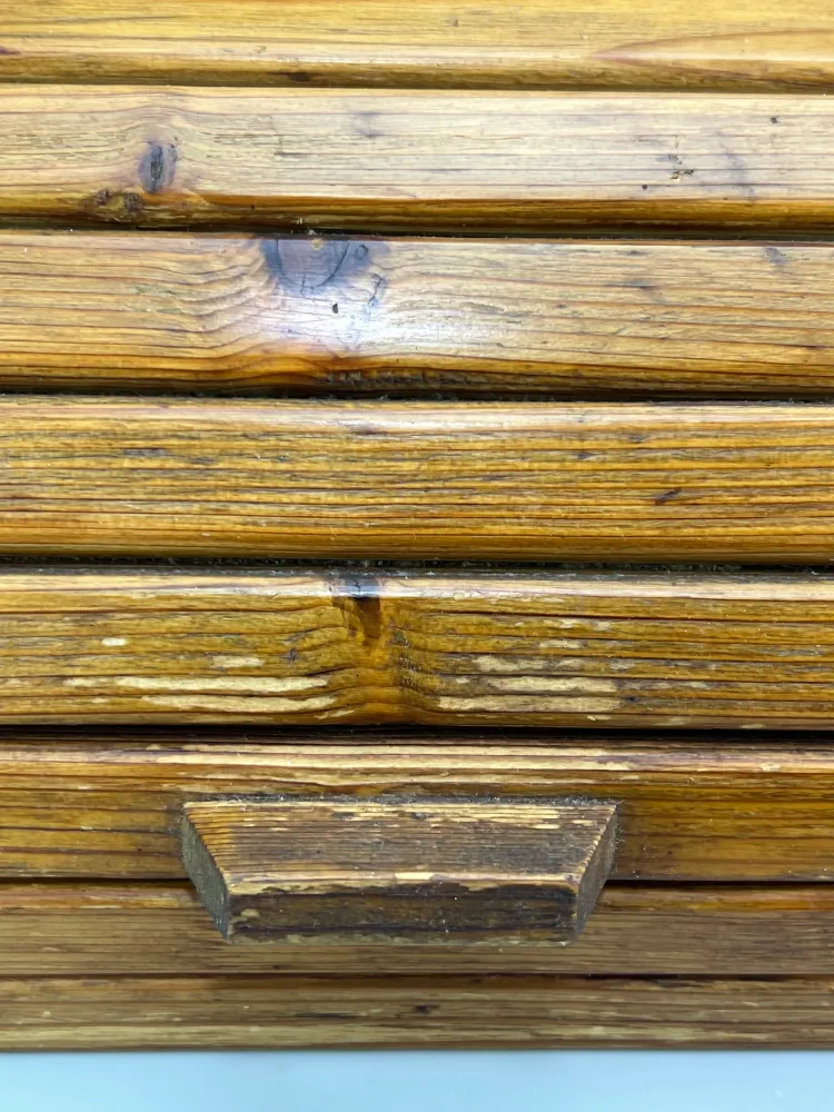 Portapane vintage legno